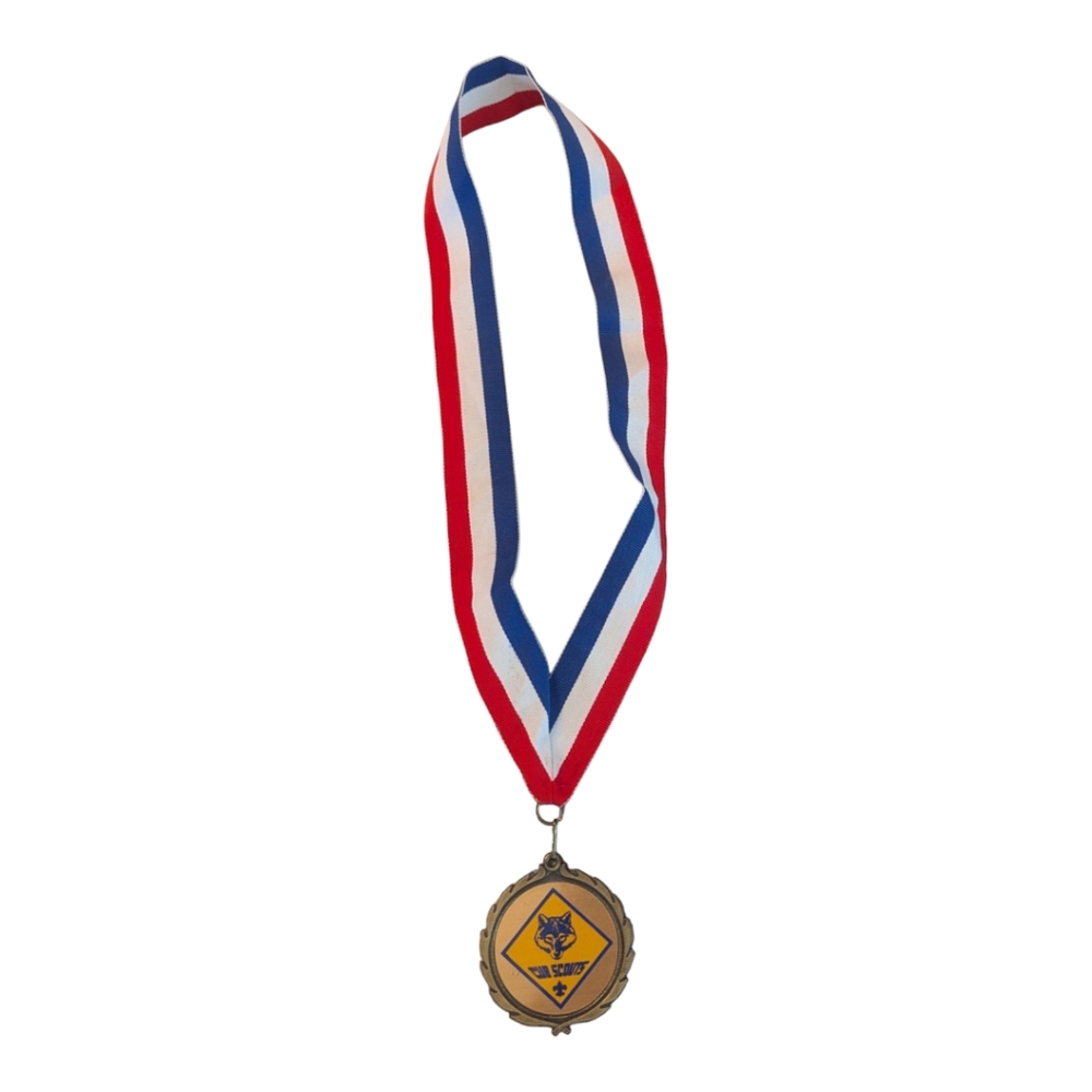 Vintage 90s PDU Cub Scout Of America Summer Olympics Metal Pendant Award